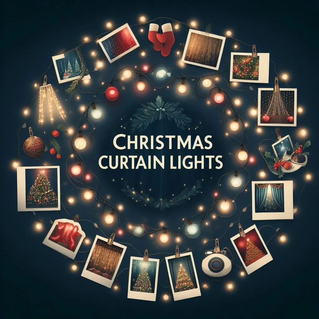 Comparing different types of curtain lights to choose the the best Christmas curtain lights