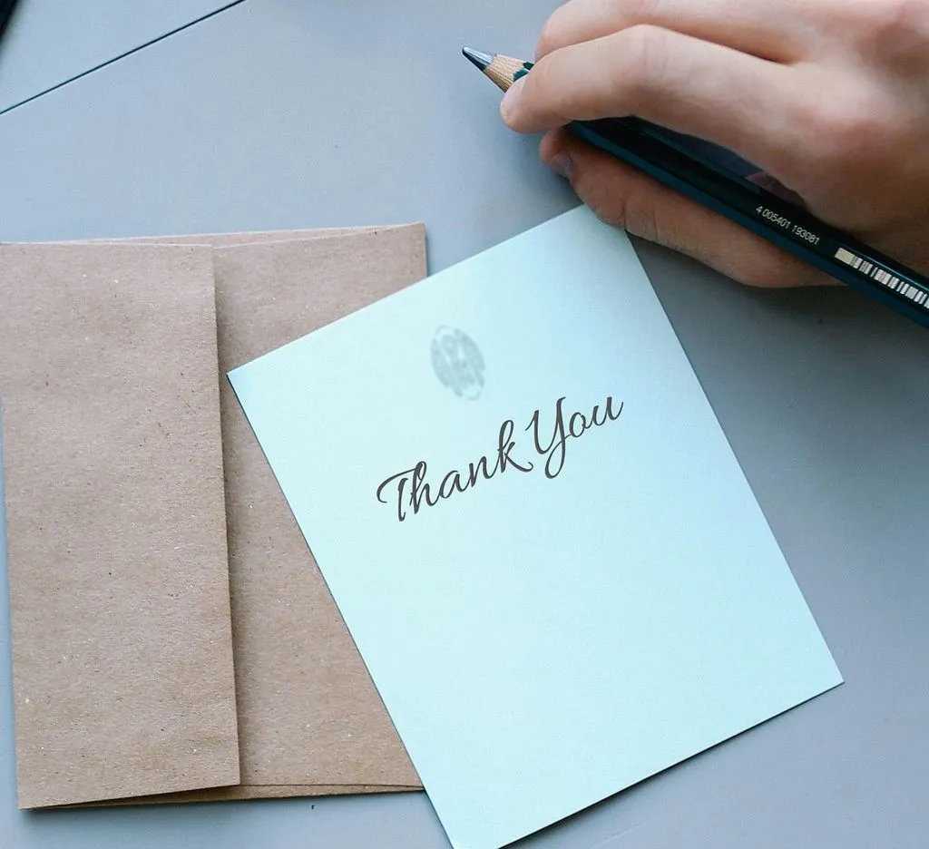A personalized thank you note is amongst the best gifts for teacher for valentines